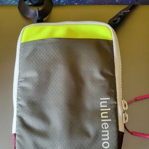 lululemon athletica Gray and Yellow Men's Bag